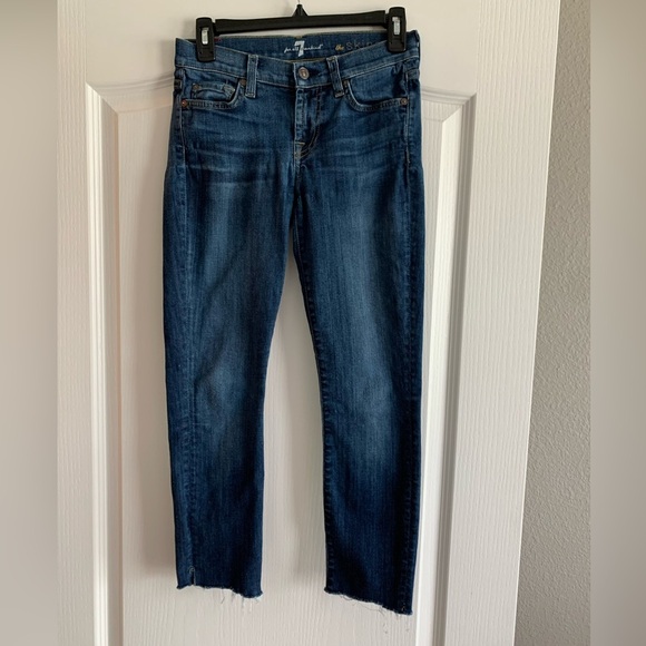 7 for all mankind skinny crop jean size 26 - Picture 1 of 13
